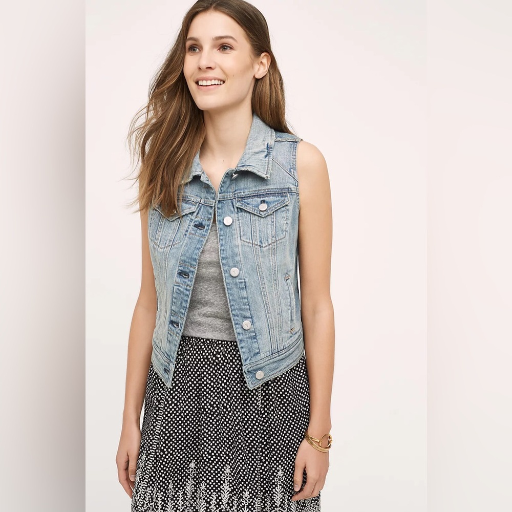 Pilcro Denim Vest